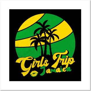 Girls Trip Jamaica Retro Vintage Posters and Art